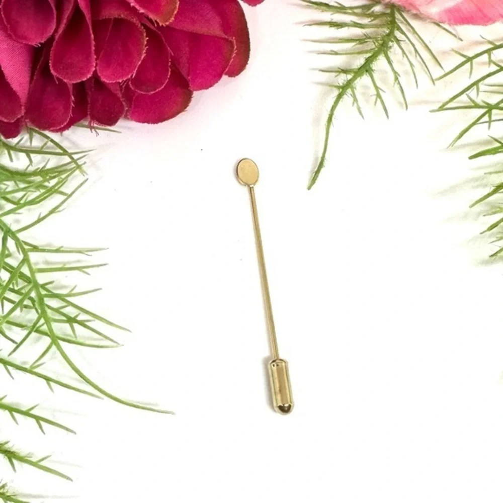 VINTAGE⚜️Golden Oval Dainty Lapel Pin